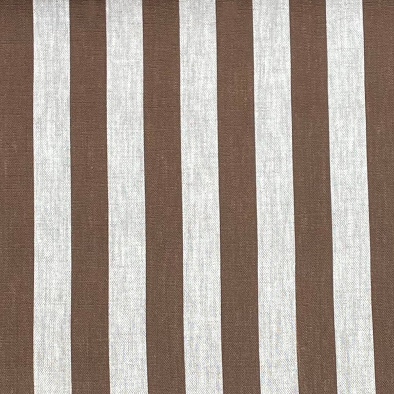 Beta Linen Stripe - Brown - Image 2
