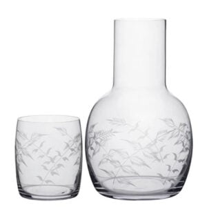Crystal Carafe Set - Fern Design - Image 2