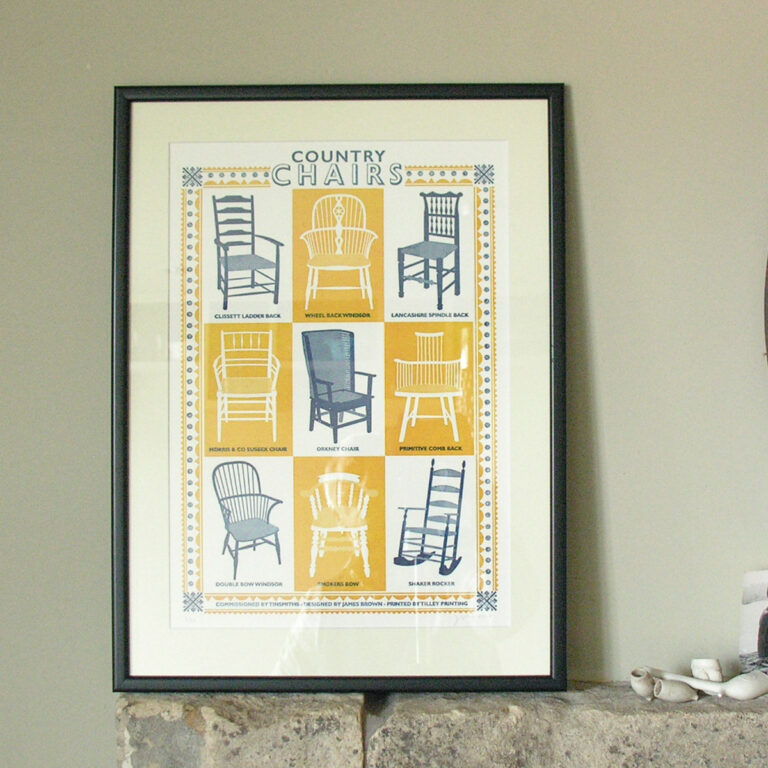 Country Chairs, Unframed Print by James Brown - Image 2