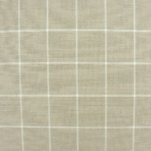 Linen Check - Oatmeal - Image 2