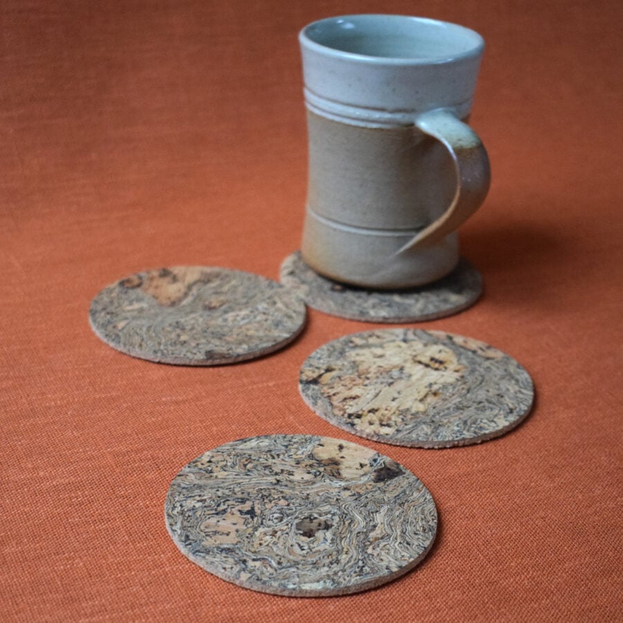 Set of Four Cork Coaster