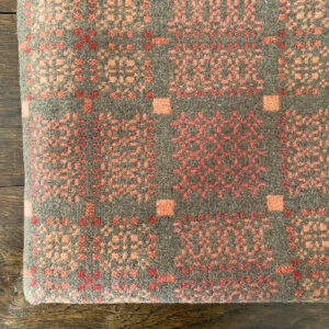 Knot Garden Welsh Single Blanket - Copper