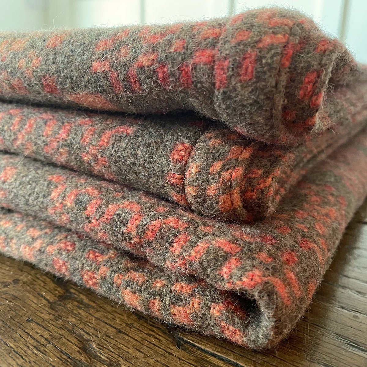 Knot Garden Welsh Throw - Copper - Image 6