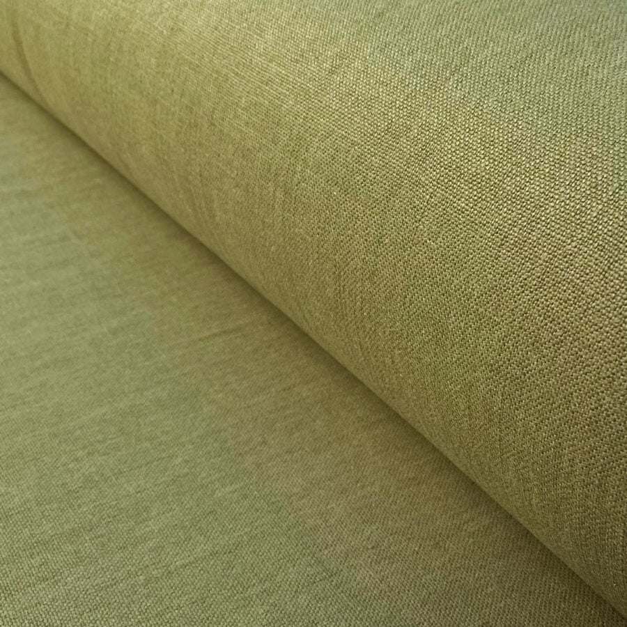 Linen Lavenham - Olive Green
