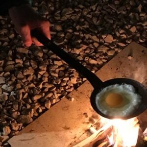 Netherton Foundry Hand Forged Iron Egg Spoon - Image 2