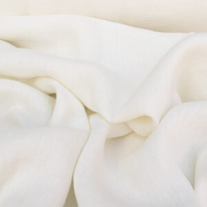 Extra Wide Linen Sheer - Ivory - Image 2
