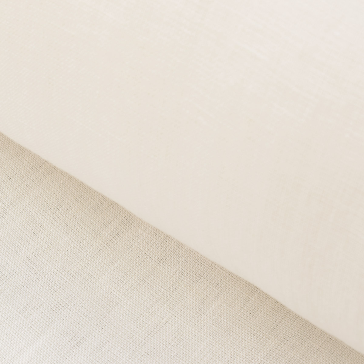 Extra Wide Linen Sheer - Ivory - Image 1