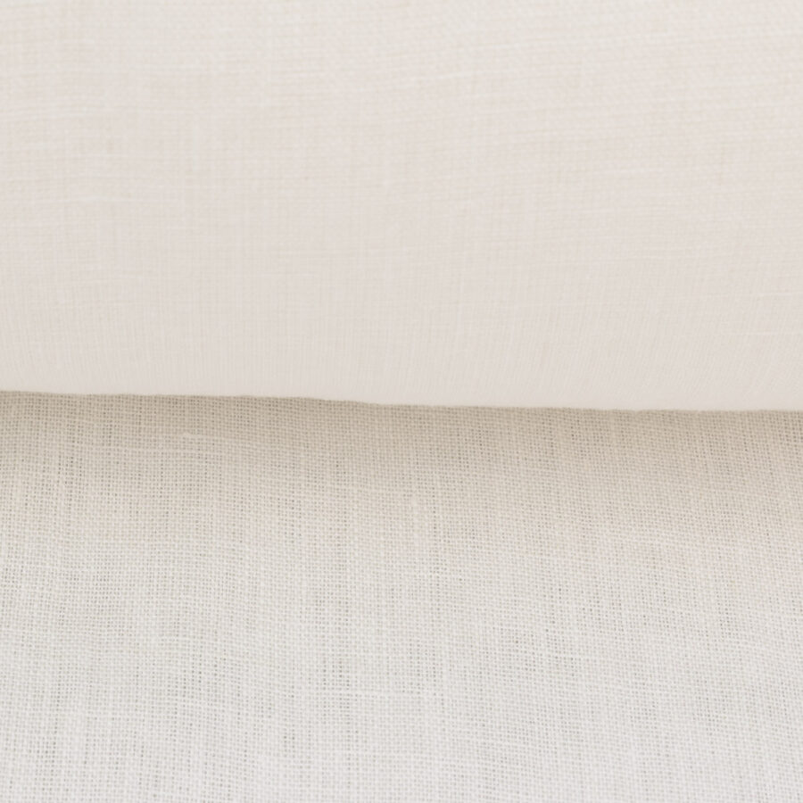 Extra Wide Linen Sheer - Ivory - Image 3