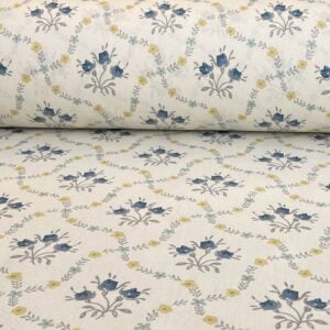 Florence - Indigo & Gold on Ivory - Image 3