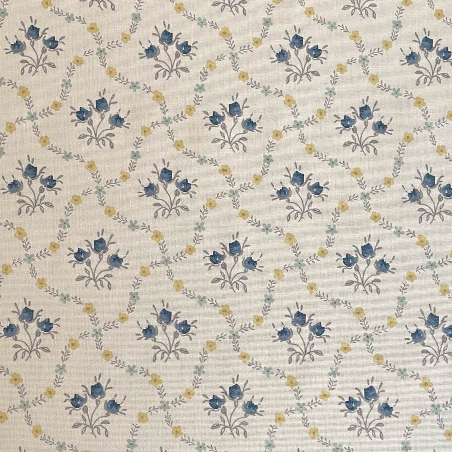 Florence - Indigo & Gold on Ivory - Image 2