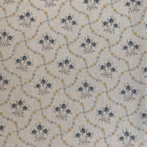 Florence - Indigo & Gold on Natural - Image 2