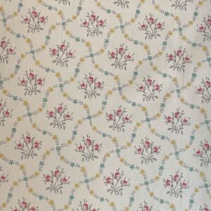 Florence - Pink & Seagreen on Ivory - Image 2