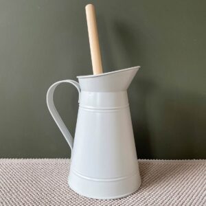 Loo Brush in Galvanised Jug - Image 3