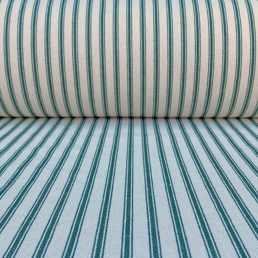 Hampton Ticking - Dark Green - Image 3