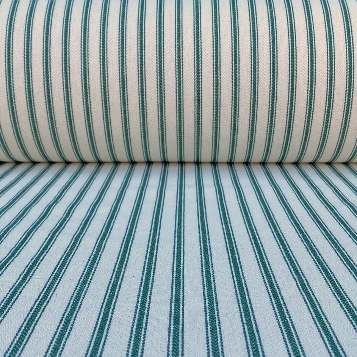 Hampton Ticking - Dark Green - Image 3