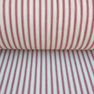 Hampton Ticking - Ruby - Image 3