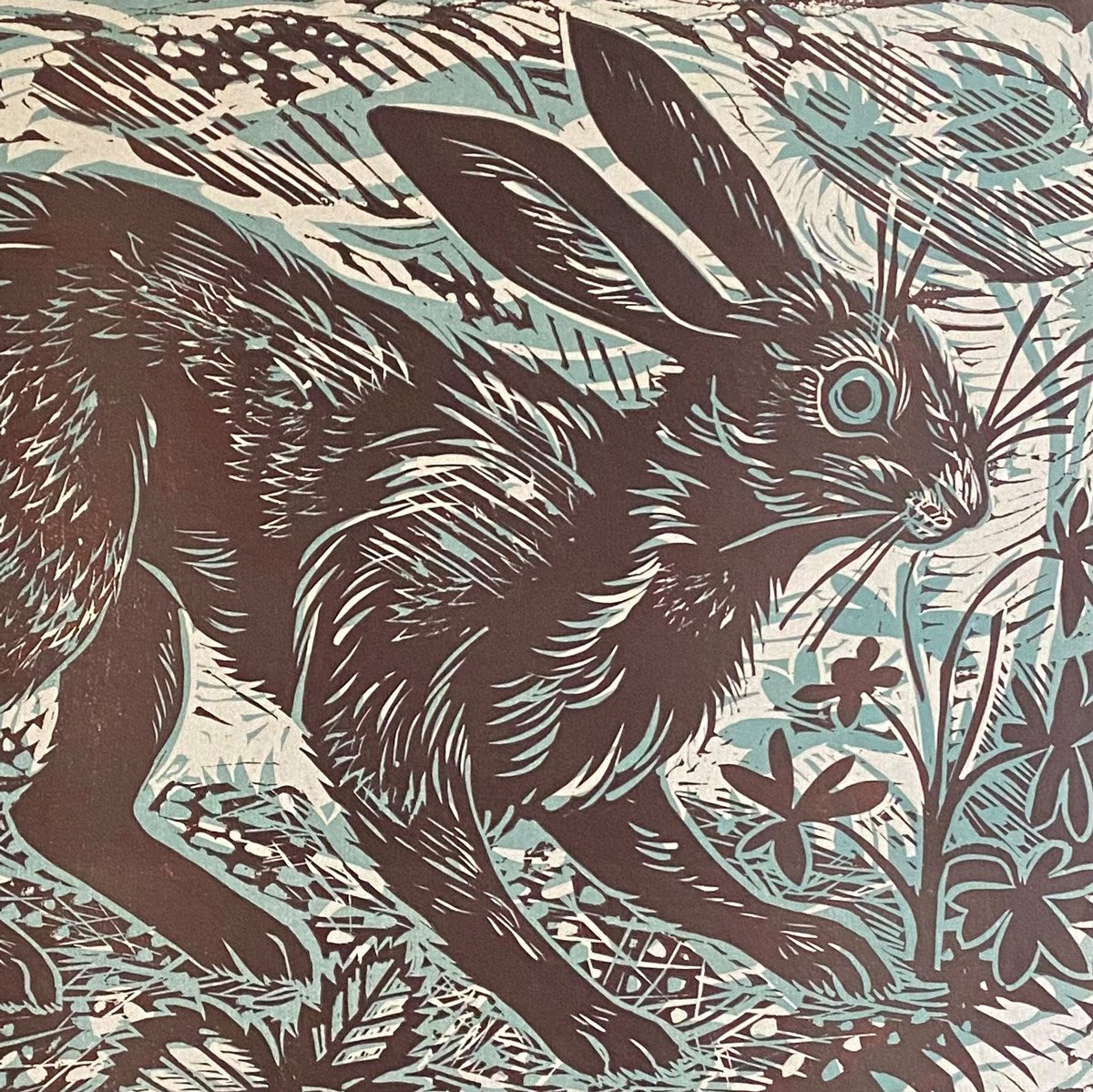 Hare, Unframed Print by Mark Hearld - Image 1