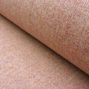 Wool Herringbone - Blood Orange