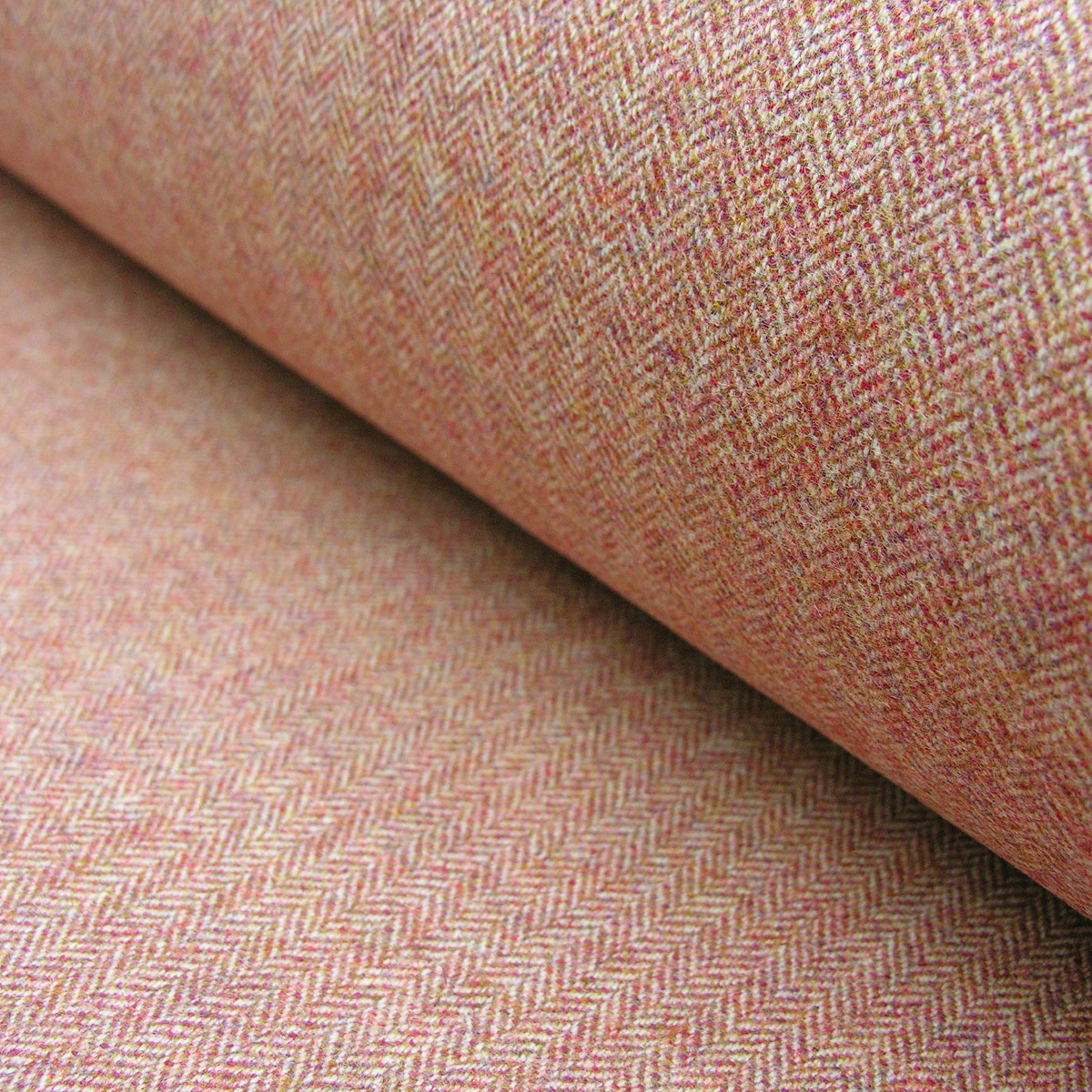 Wool Herringbone - Blood Orange - Image 1