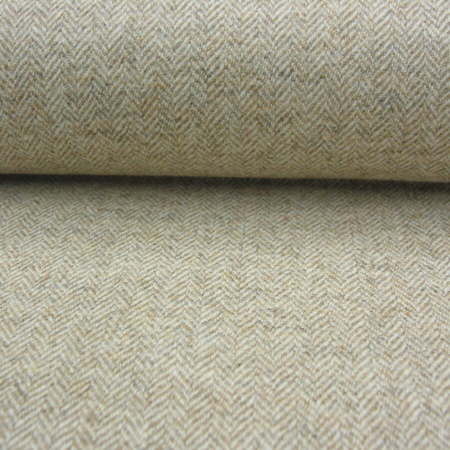 Wool Herringbone - Oatmeal - Image 3