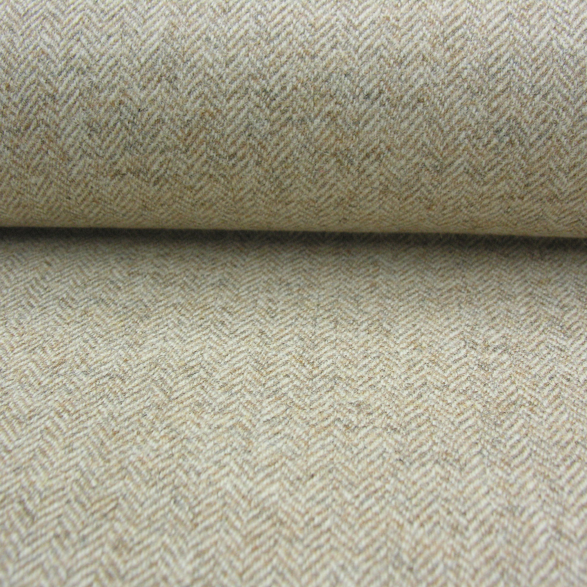 Wool Herringbone - Oatmeal - Image 3