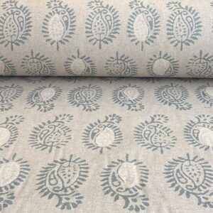 Extra Wide Indus - Blue Slate on Natural - Image 3