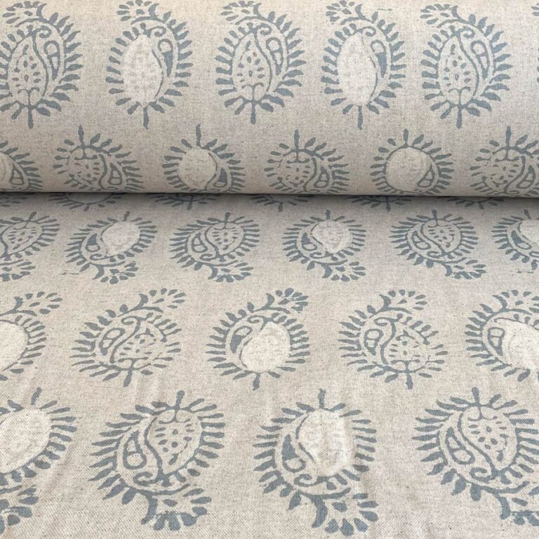 Extra Wide Indus - Blue Slate on Natural - Image 3