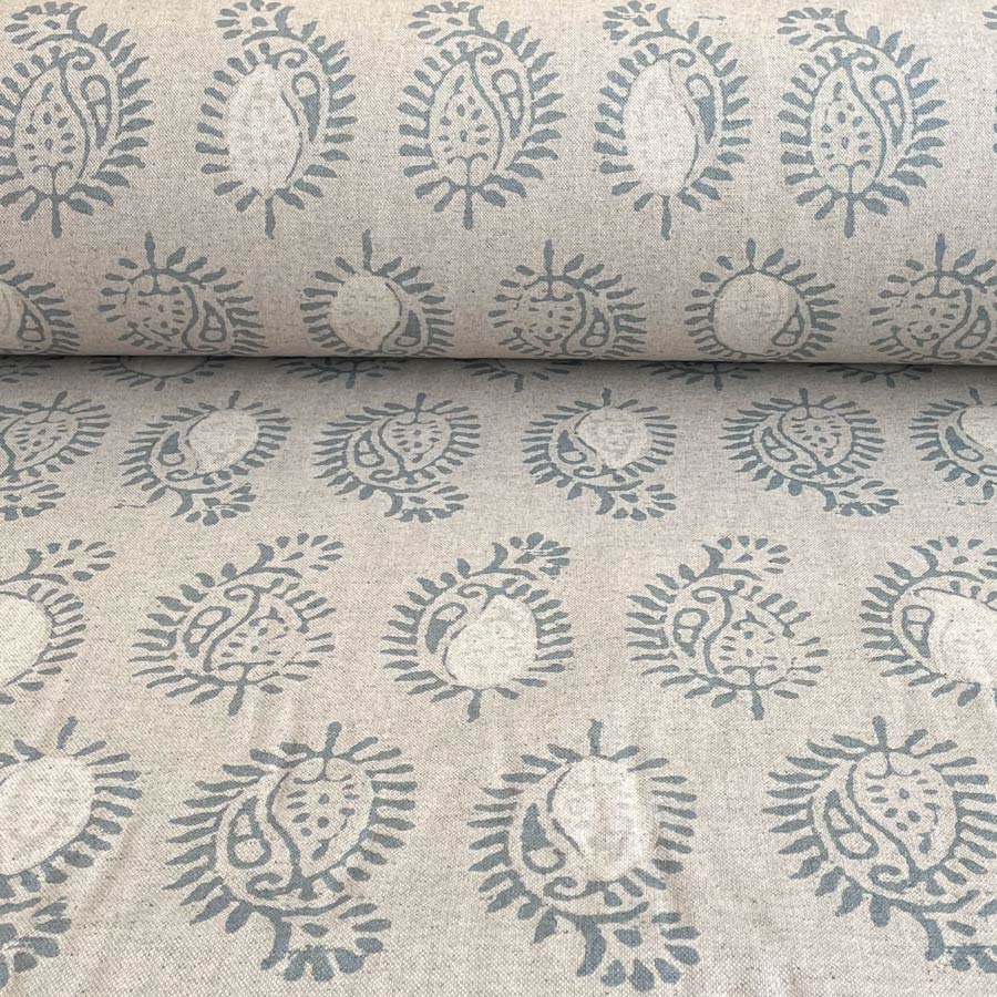 Extra Wide Indus - Blue Slate on Natural - Image 3