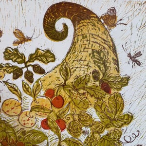 Herefordshire Cornucopia, Letterpress Poster Jen Whiskerd - Image 2