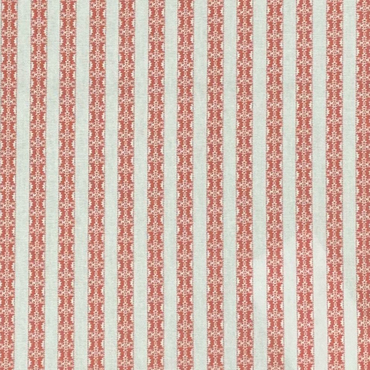 Keswick Stripe - Coral and Ivory - Image 2