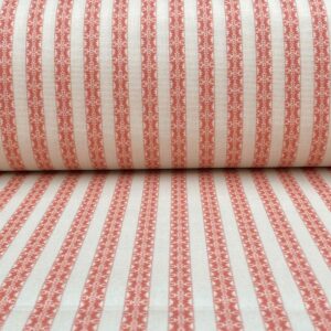 Keswick Stripe - Coral and Ivory - Image 3