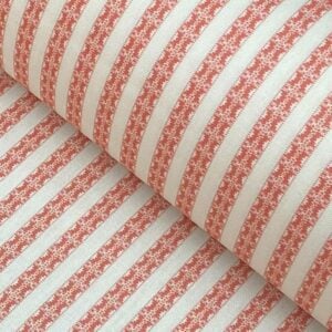 keswick-stripe-coral-3.jpg Keswick Stripe - Coral and Ivory