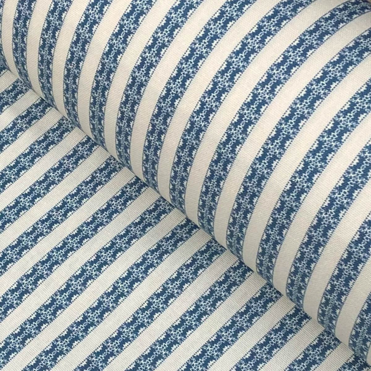Keswick Stripe - Indigo and Ivory - Image 1