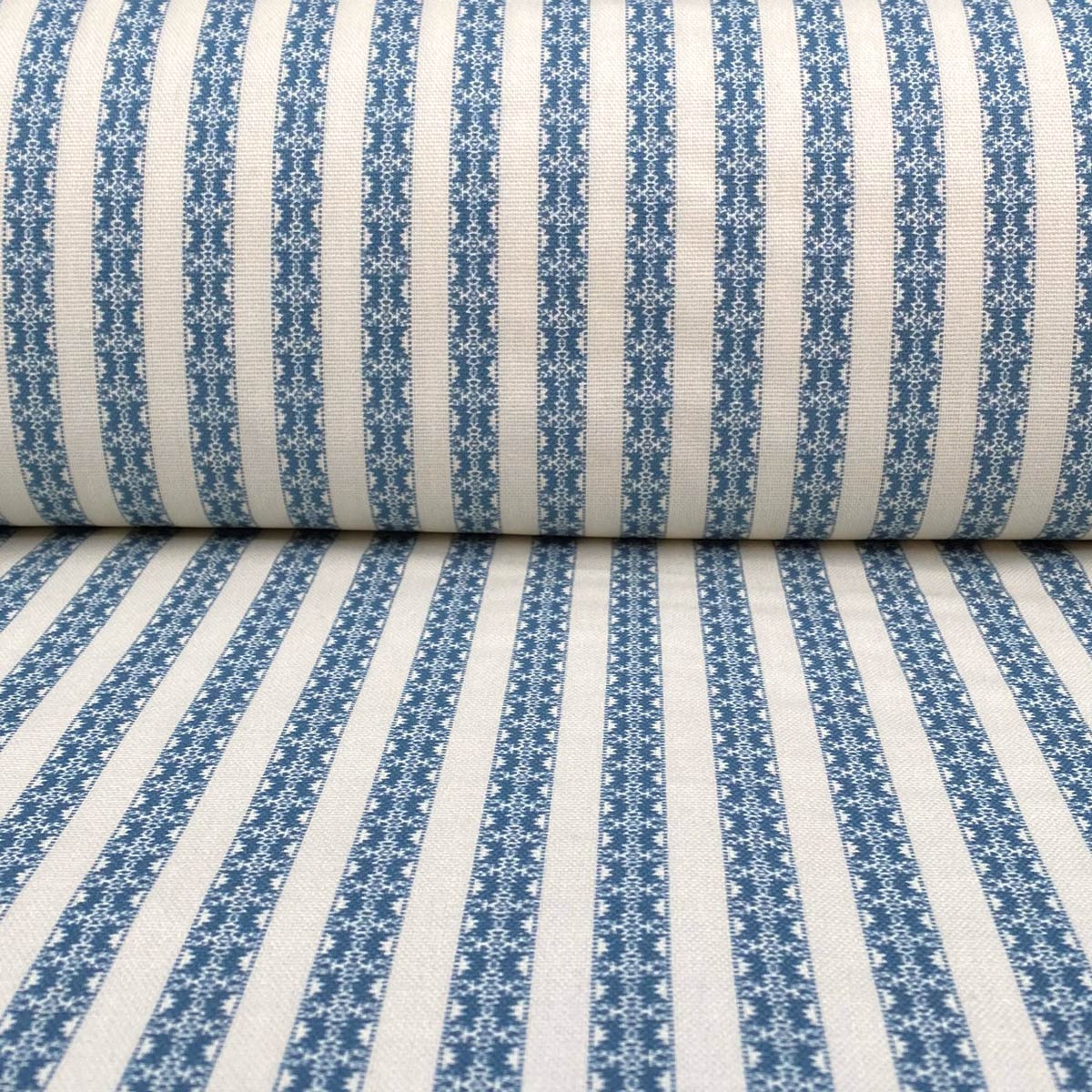 Keswick Stripe - Indigo and Ivory - Image 3