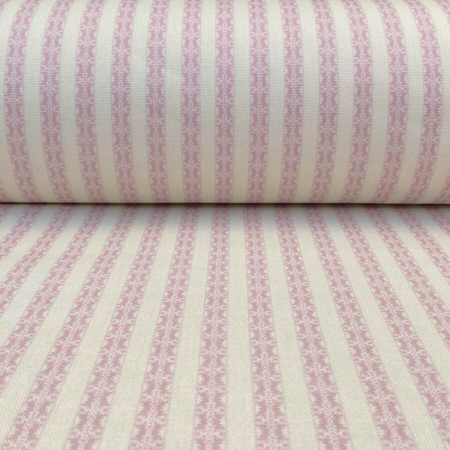 Keswick Stripe - Pink and Ivory - Image 3