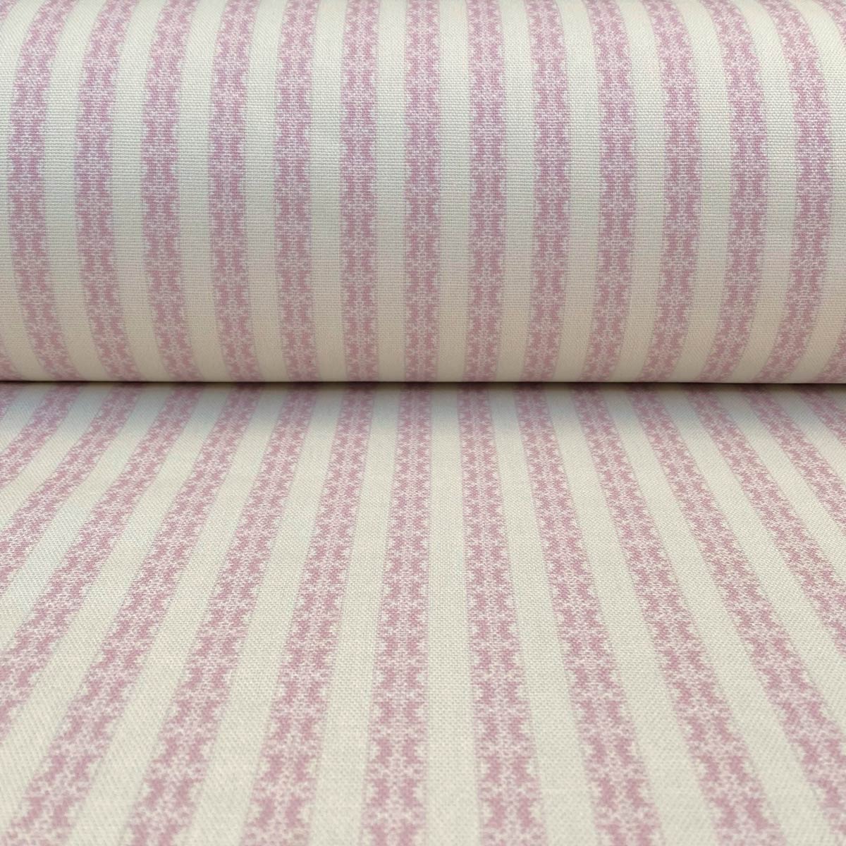 Keswick Stripe - Pink and Ivory - Image 3