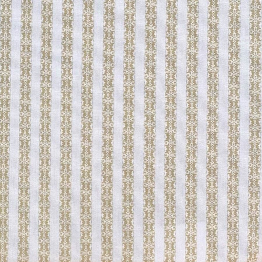Keswick Stripe - Soft Gold and Ivory - Image 2