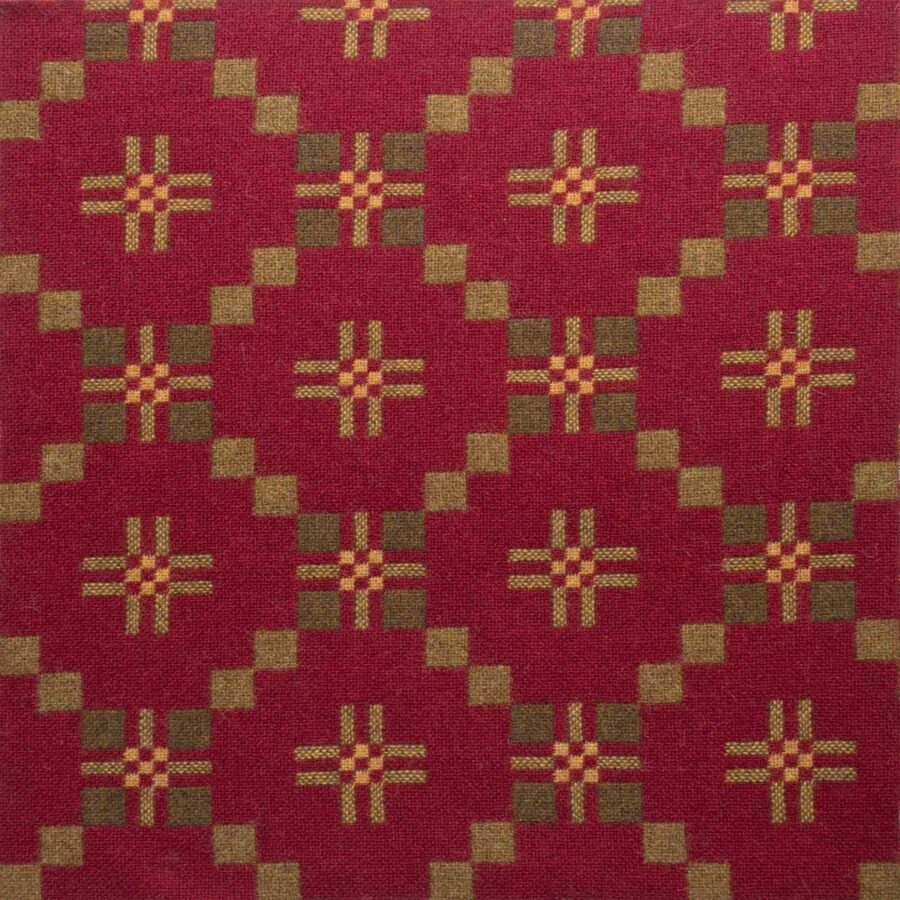St David's Cross Welsh Throw - Chestnut - Image 6