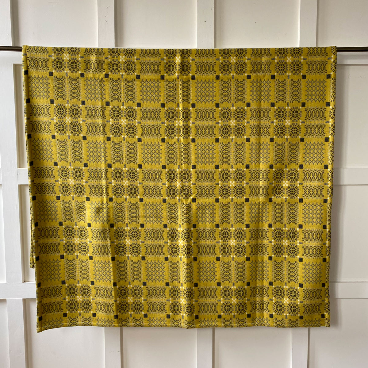 Knot Garden Welsh Single Blanket - Gorse - Image 6