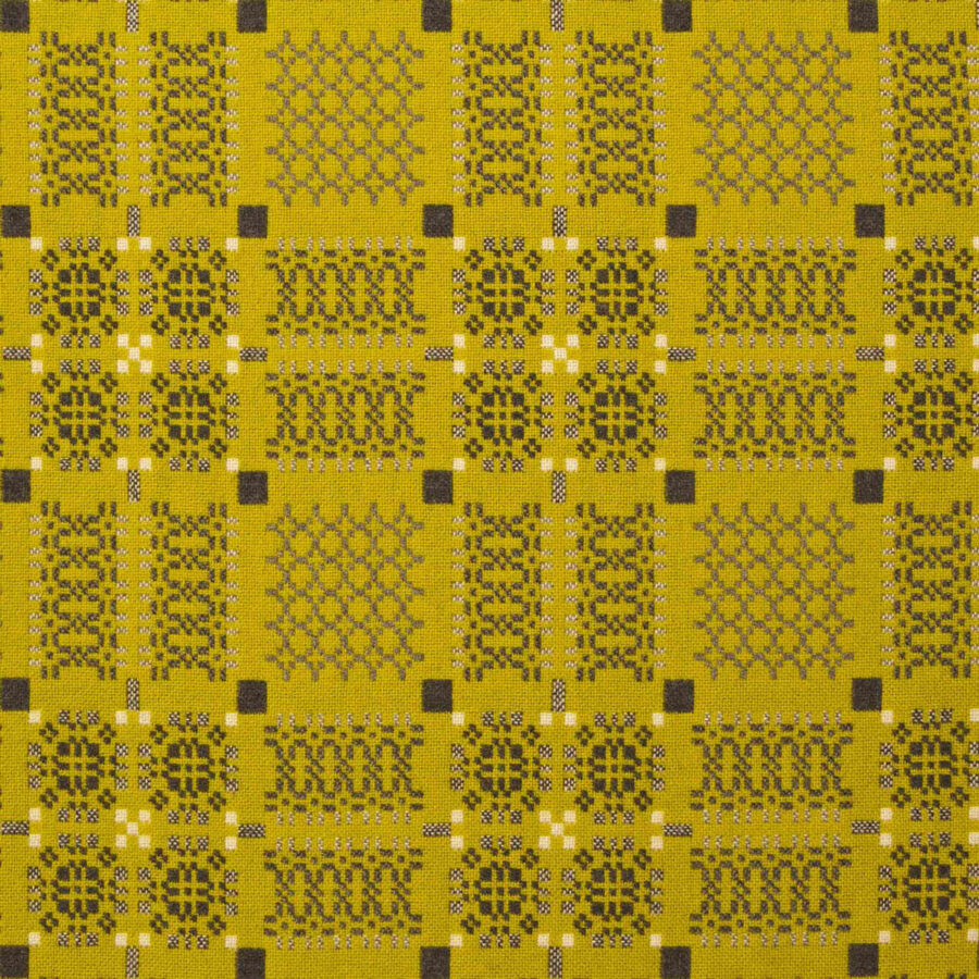 Knot Garden Welsh Single Blanket - Gorse - Image 2