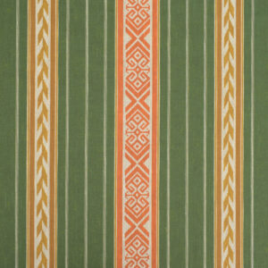 Kolomyya Linen Stripe - Green - Image 2