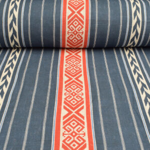 Kolomyya Linen Stripe - Indigo - Image 3