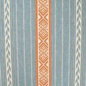 Kolomyya Linen Stripe - Mineral Blue - Image 2