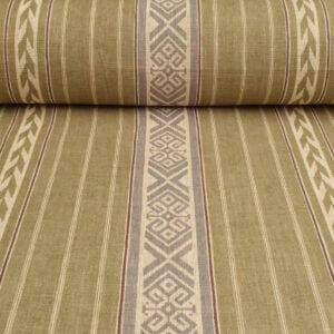 Kolomyya Linen Stripe - Sage - Image 3