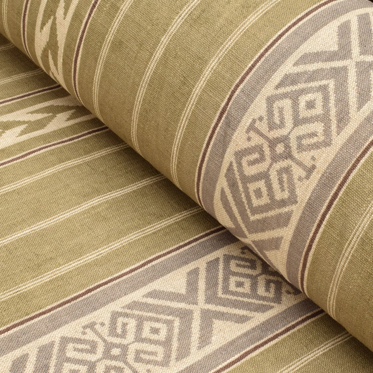 Kolomyya Linen Stripe - Sage - Image 1