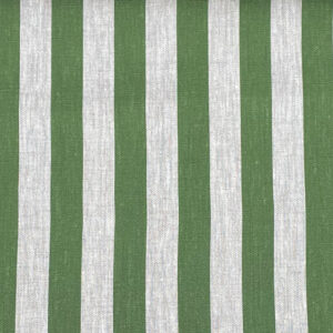 Beta Linen Stripe - Leaf Green - Image 2