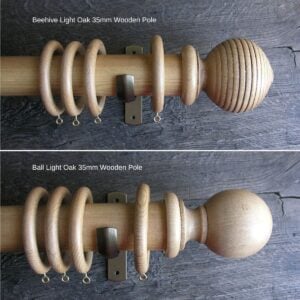 35mm Wooden Pole
