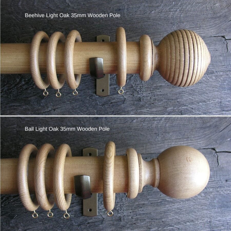 35mm Wooden Pole