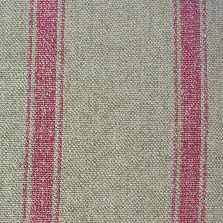 Angus Linen Stripe Nordic - Peony - Image 2