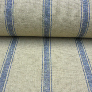 Angus Linen Stripe Nordic - Navy - Image 3